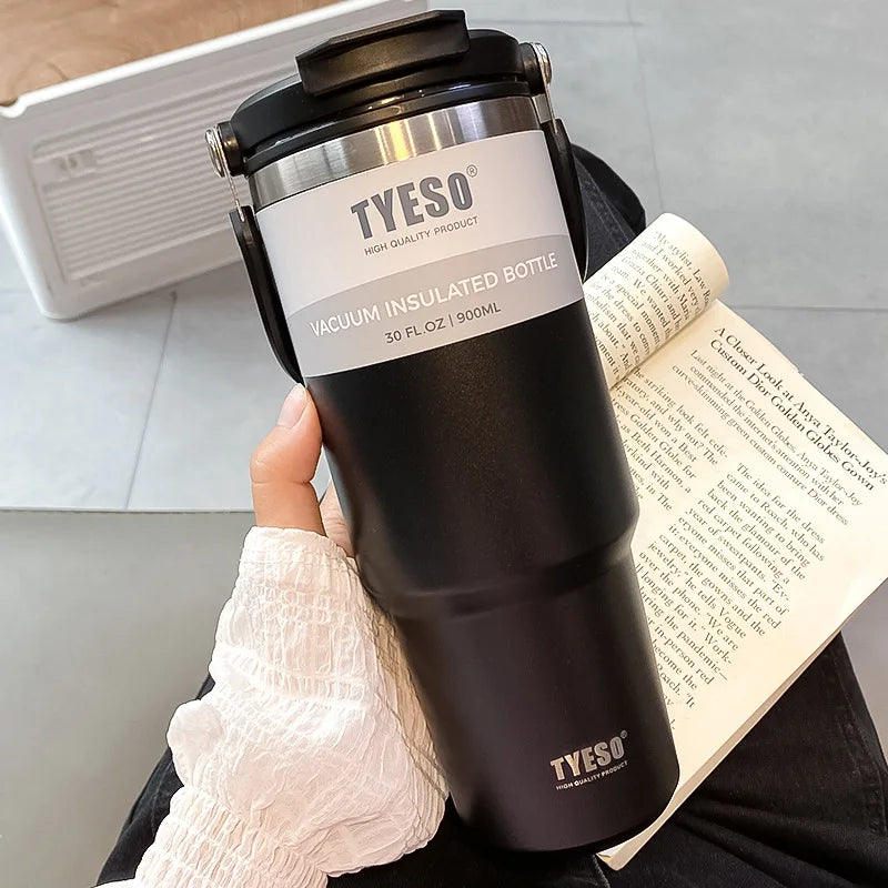 Tyeso Thermos Bottle 900ML - Cold And Hot Stainless Steel Thermos Mug - TrendCraze