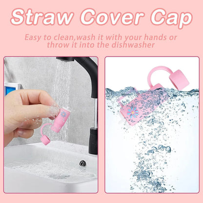 10mm Straw Covers Cap Stanley