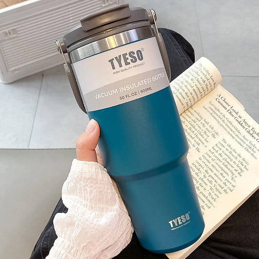 Tyeso Thermos Bottle 900ML - Cold And Hot Stainless Steel Thermos Mug - TrendCraze