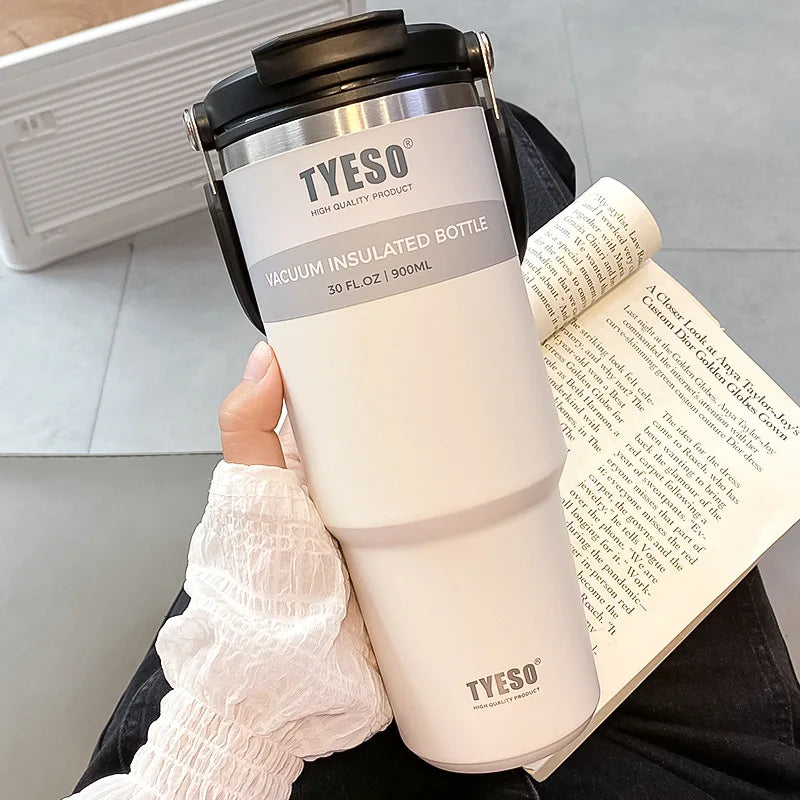 Tyeso Thermos Bottle 900ML - Cold And Hot Stainless Steel Thermos Mug - TrendCraze