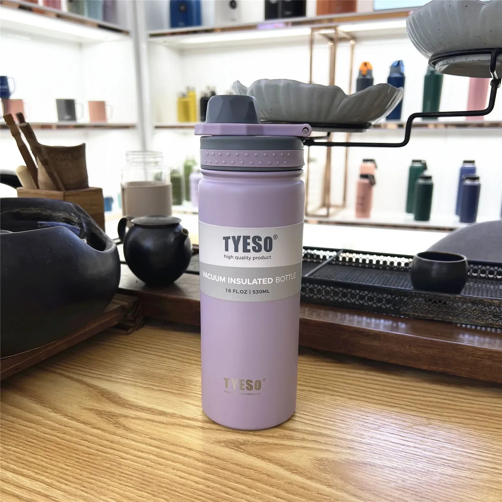 Tyeso Thermos Bottle 750ML - Stainless Steel Vacuum Flask Insulated Water Bottle Travel Cup - TrendCraze