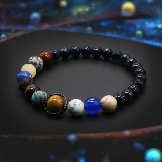 Cosmic Solar System Bracelet -Eight Planets - TrendCraze