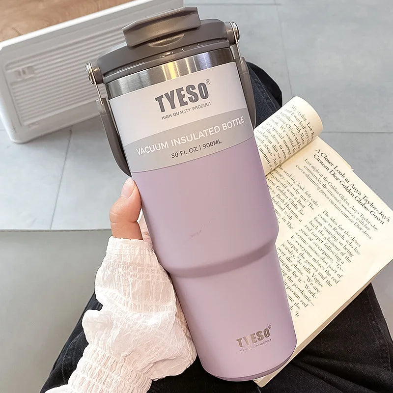 Tyeso Thermos Bottle 900ML - Cold And Hot Stainless Steel Thermos Mug - TrendCraze